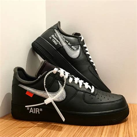 replica nike air force 1 off white|off white air force 1 black.